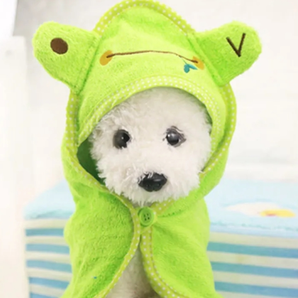 Cuddle towel bathrobe for dogs